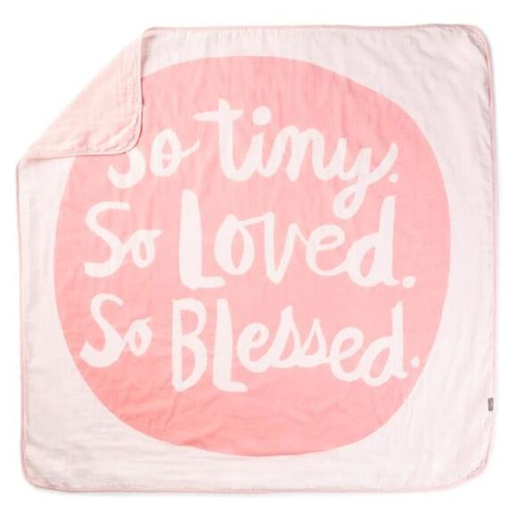Hallmark Baby 100% Cotton Muslin Pink Swaddle Blanket Size 44 X 45 - Picture 1 of 6